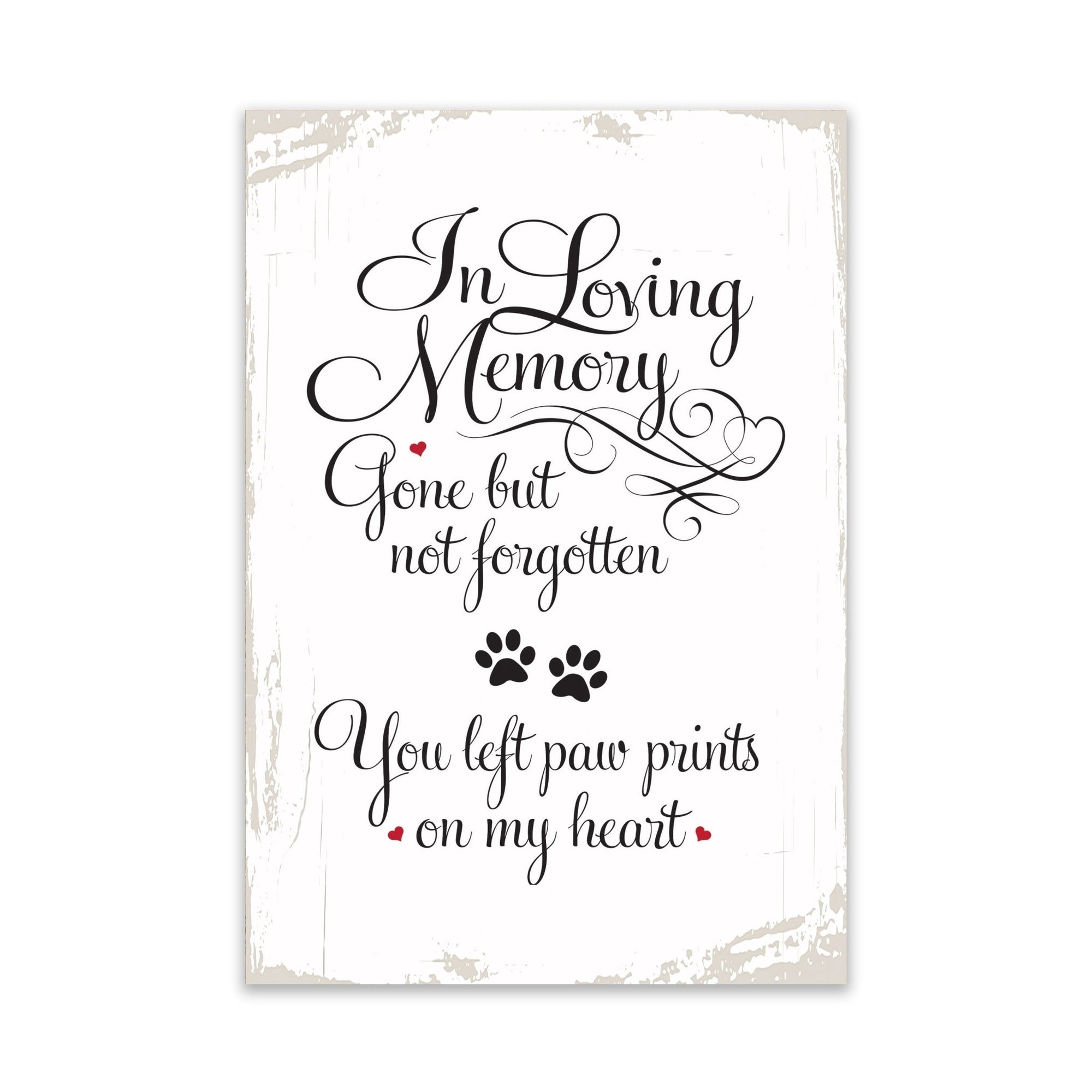 Pet Memorial shelf decor Plaque Décor - In Loving Memory - LifeSong Milestones
