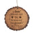 Pet Memorial Wooden Tree Slice Ornament - If Love Could Have Saved You - LifeSong Milestones
