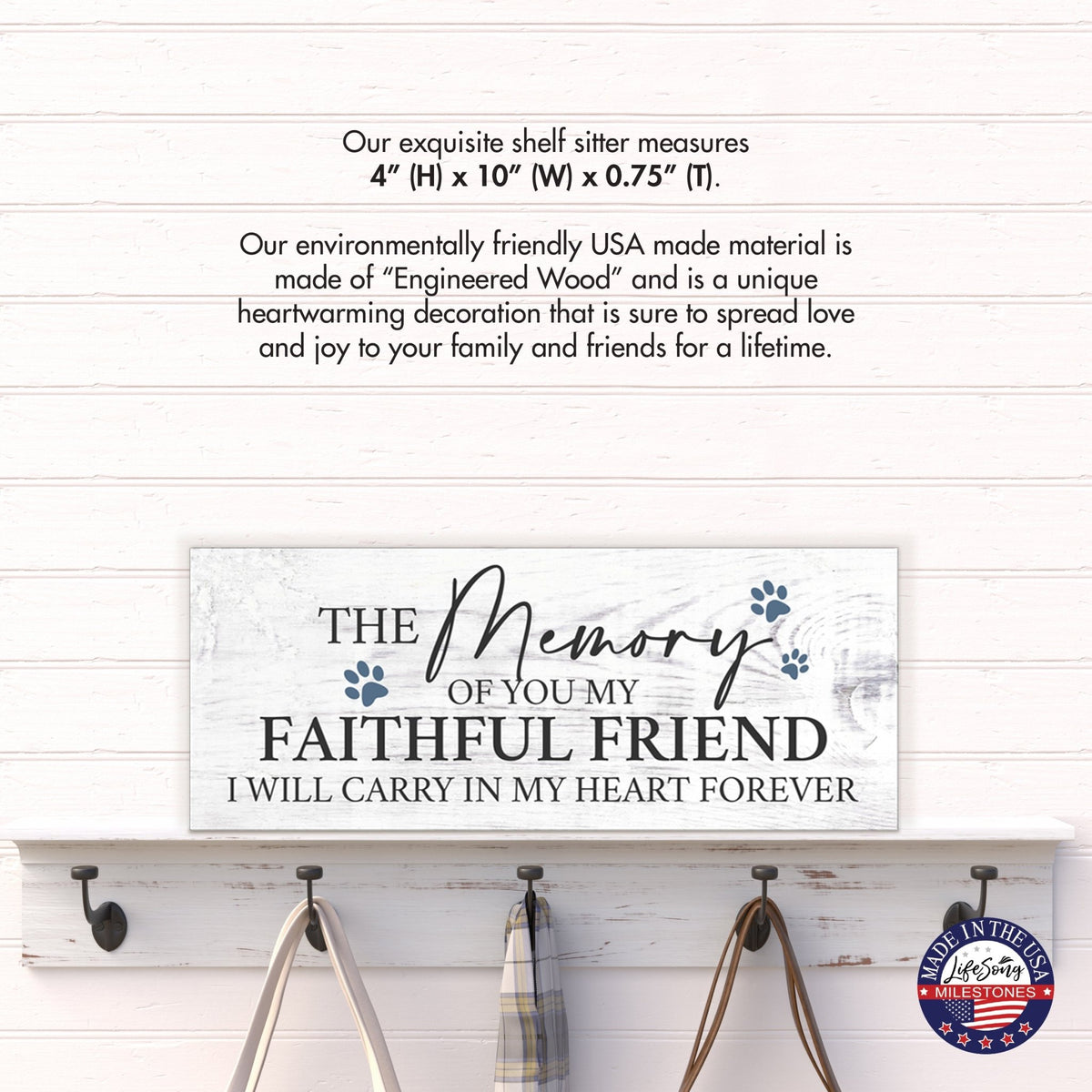 Pet Shelf Décor and Tabletop Signs Home Decor - LifeSong Milestones