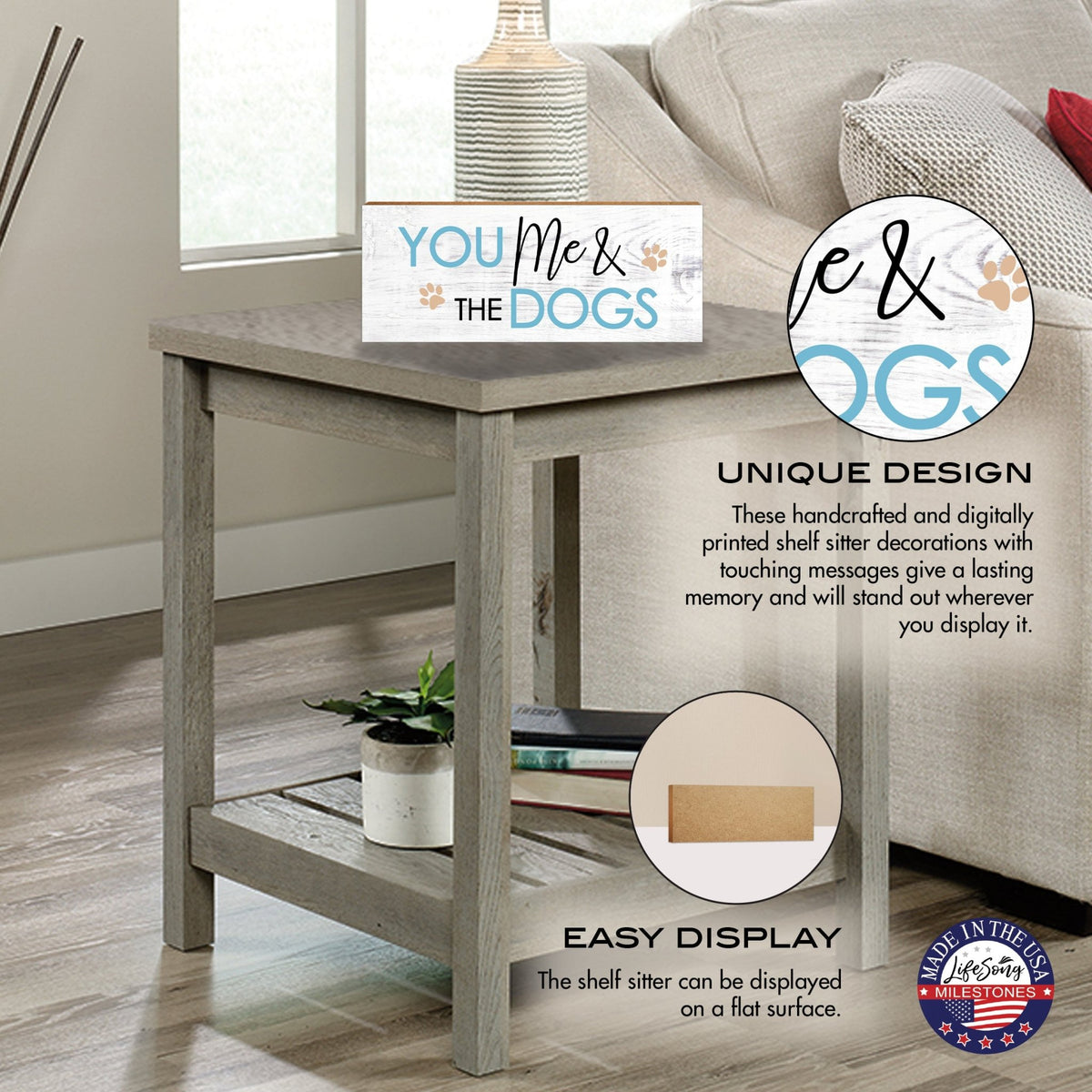 Pet Shelf Décor and Tabletop Signs Home Decor - LifeSong Milestones