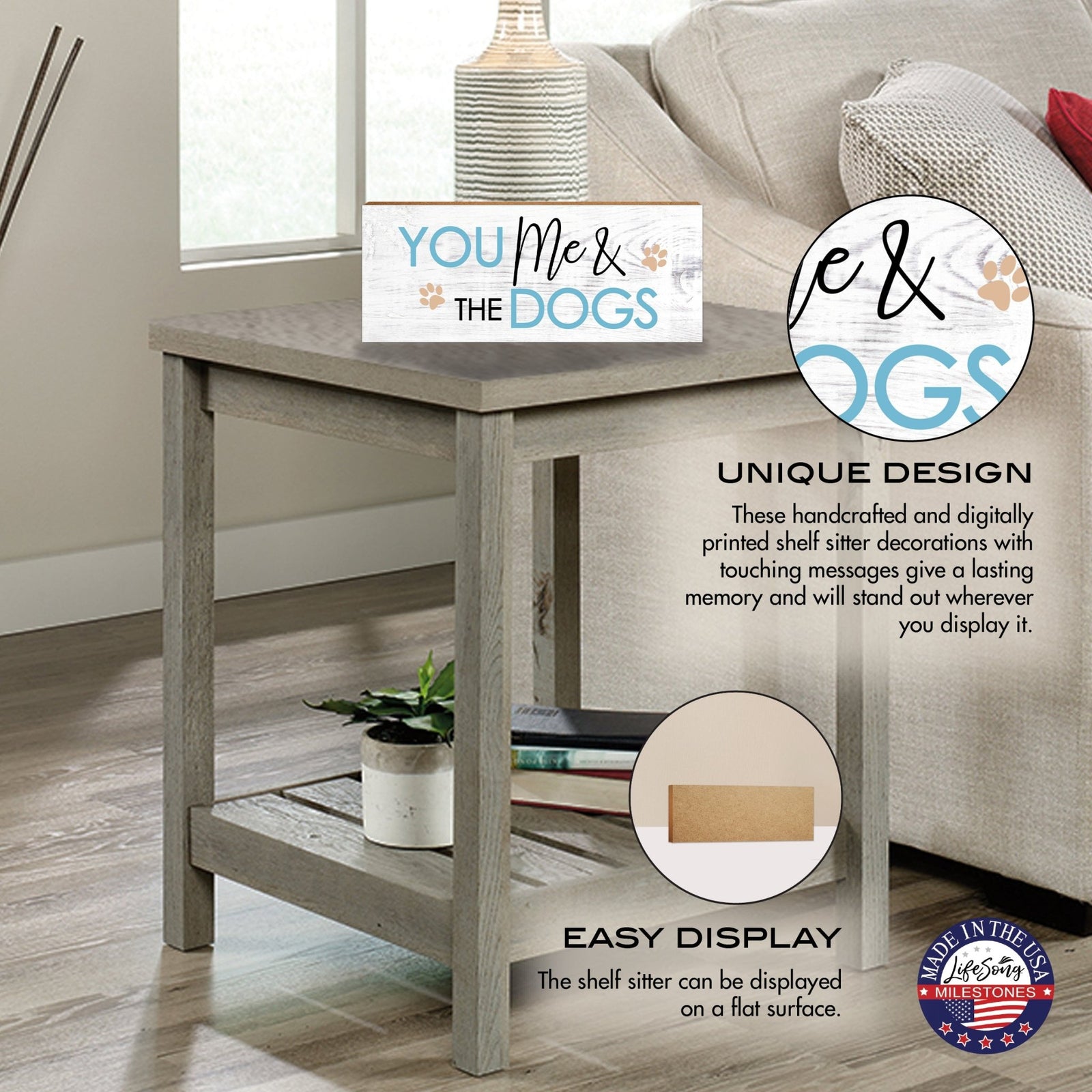 Pet Shelf Décor and Tabletop Signs Home Decor - LifeSong Milestones