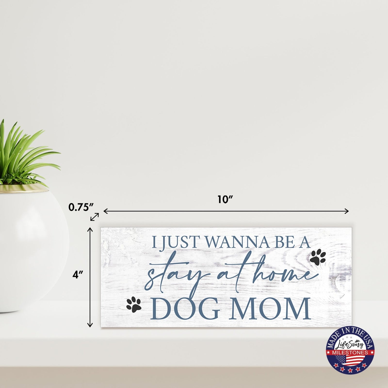 Pet Shelf Décor and Tabletop Signs Home Decor - LifeSong Milestones
