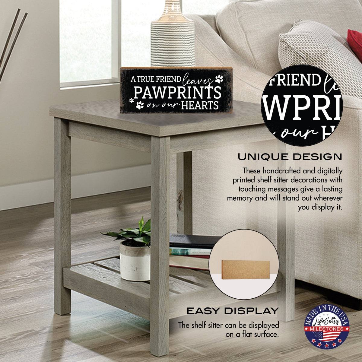 Pet Shelf Décor and Tabletop Signs Home Decor - LifeSong Milestones