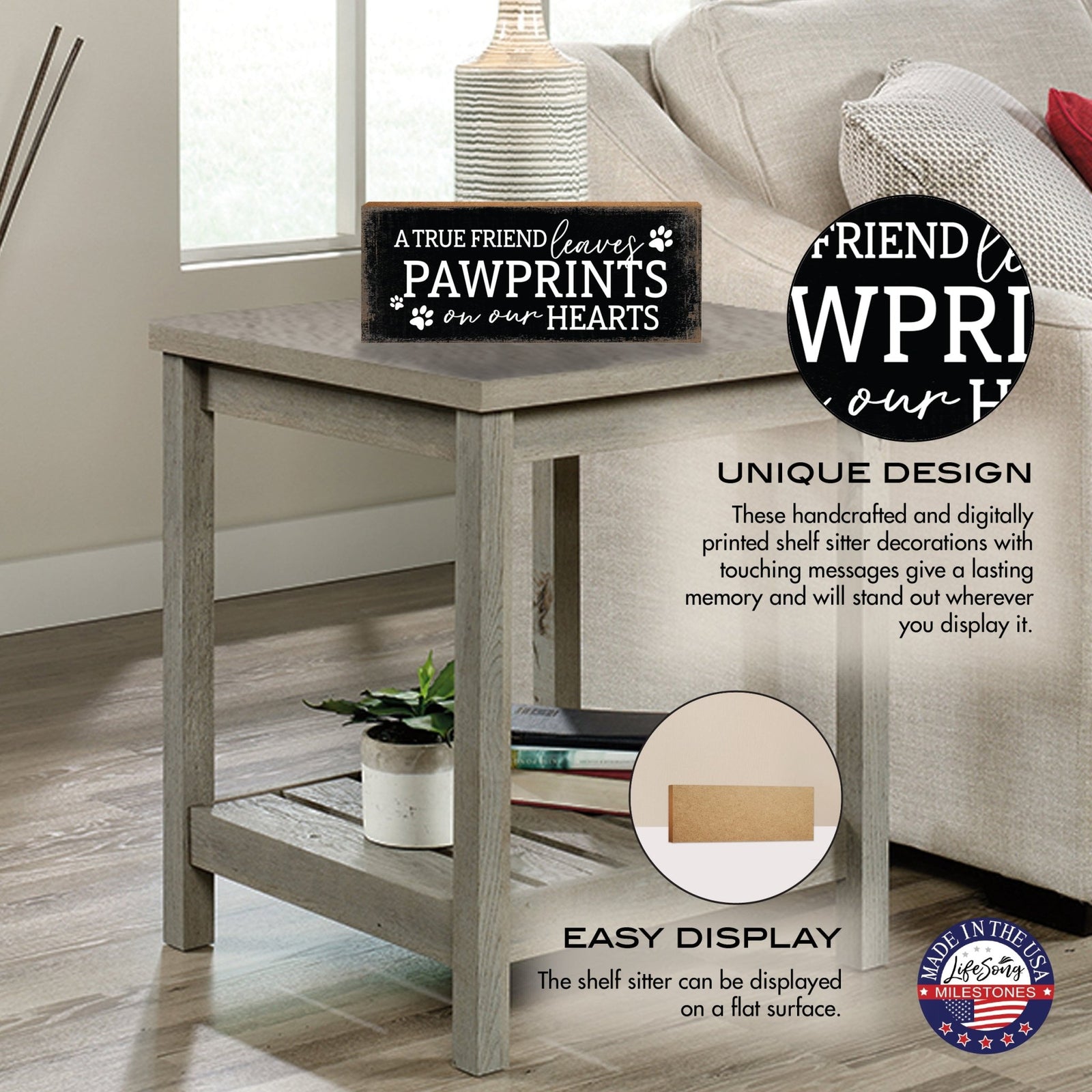 Pet Shelf Décor and Tabletop Signs Home Decor - LifeSong Milestones