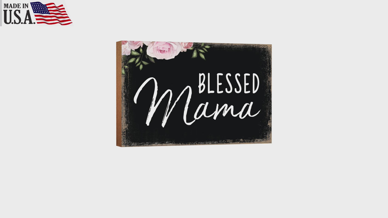 Wooden Shelf and Tabletop Home Decor Gift for Mother’s Day