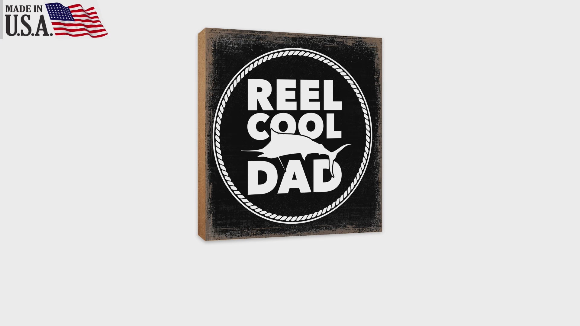 Wooden Tabletop and Unique Shelf Décor Gift for Dad