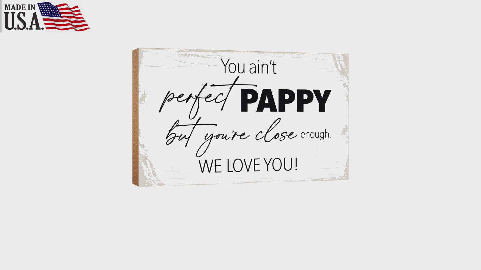 Unique shelf décor for your beloved grandfather, a special gift table decor.