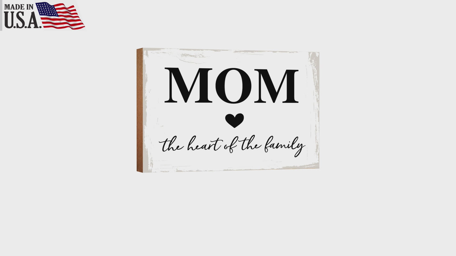 LifeSong Milestones Wooden Shelf and Tabletop Home Decor Gift for Mother’s Day