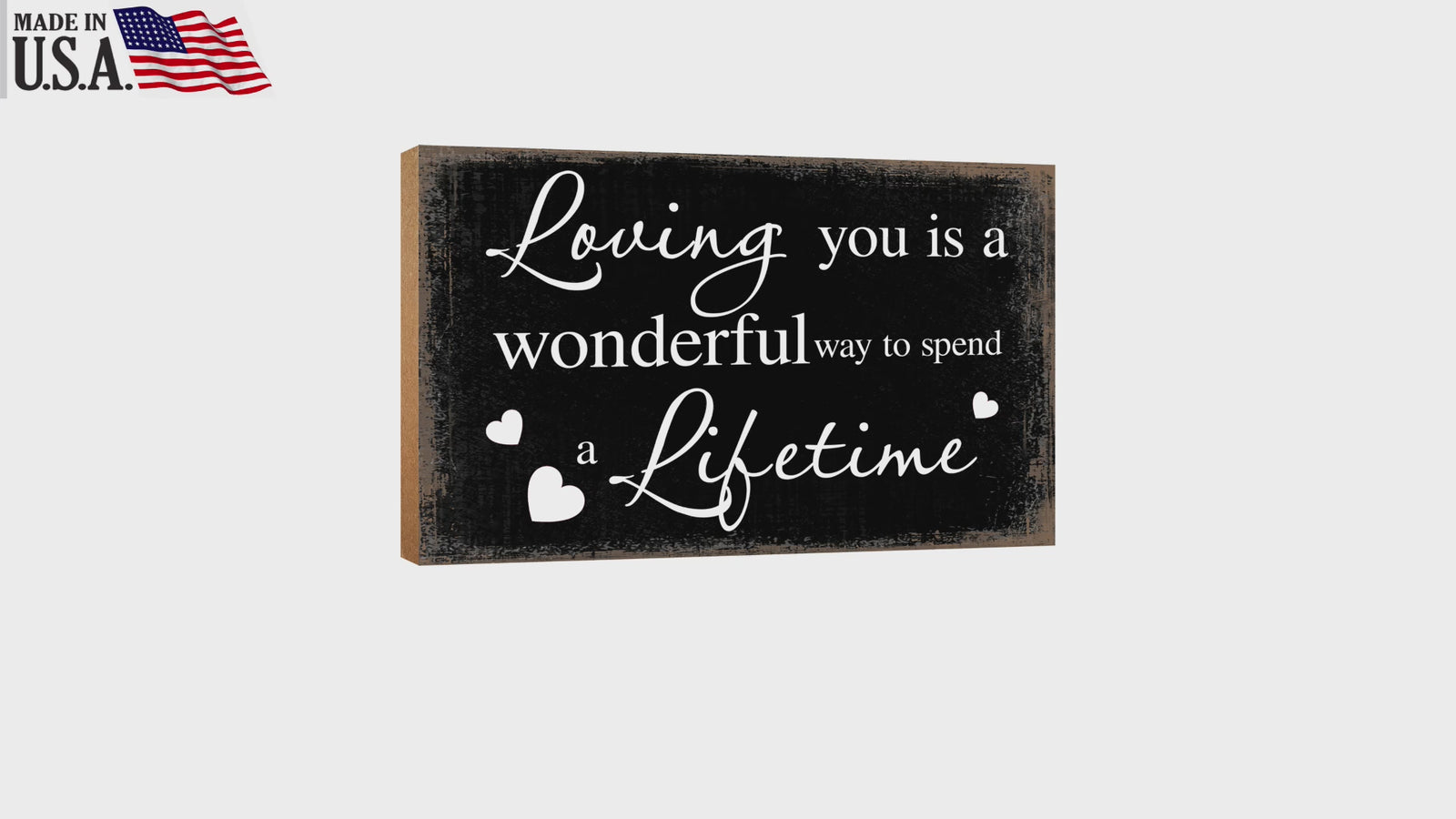 Unique table centerpiece: A meaningful gift for your loved one.