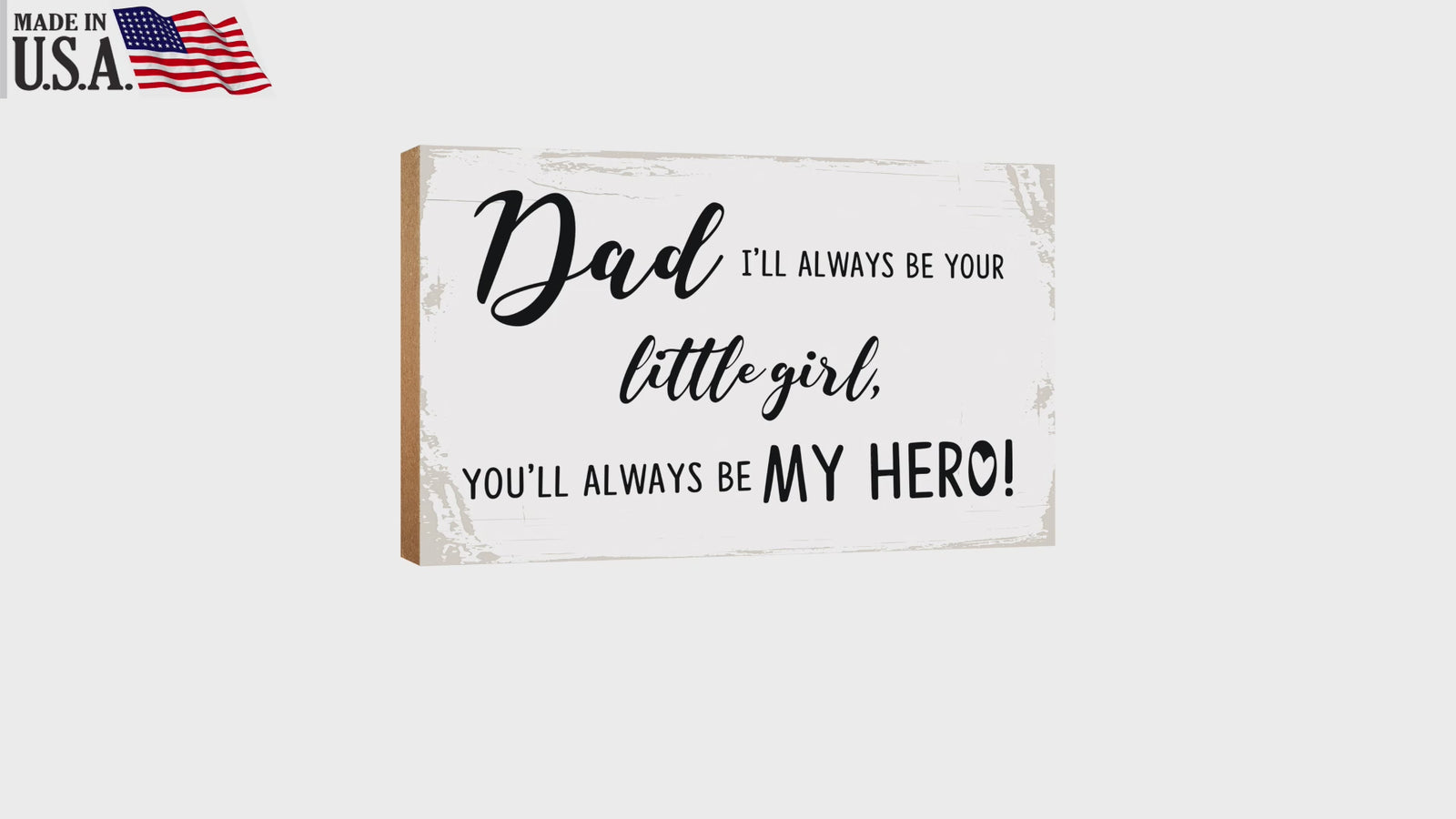 Wooden Unique Shelf Décor and Table top Gift for Dad