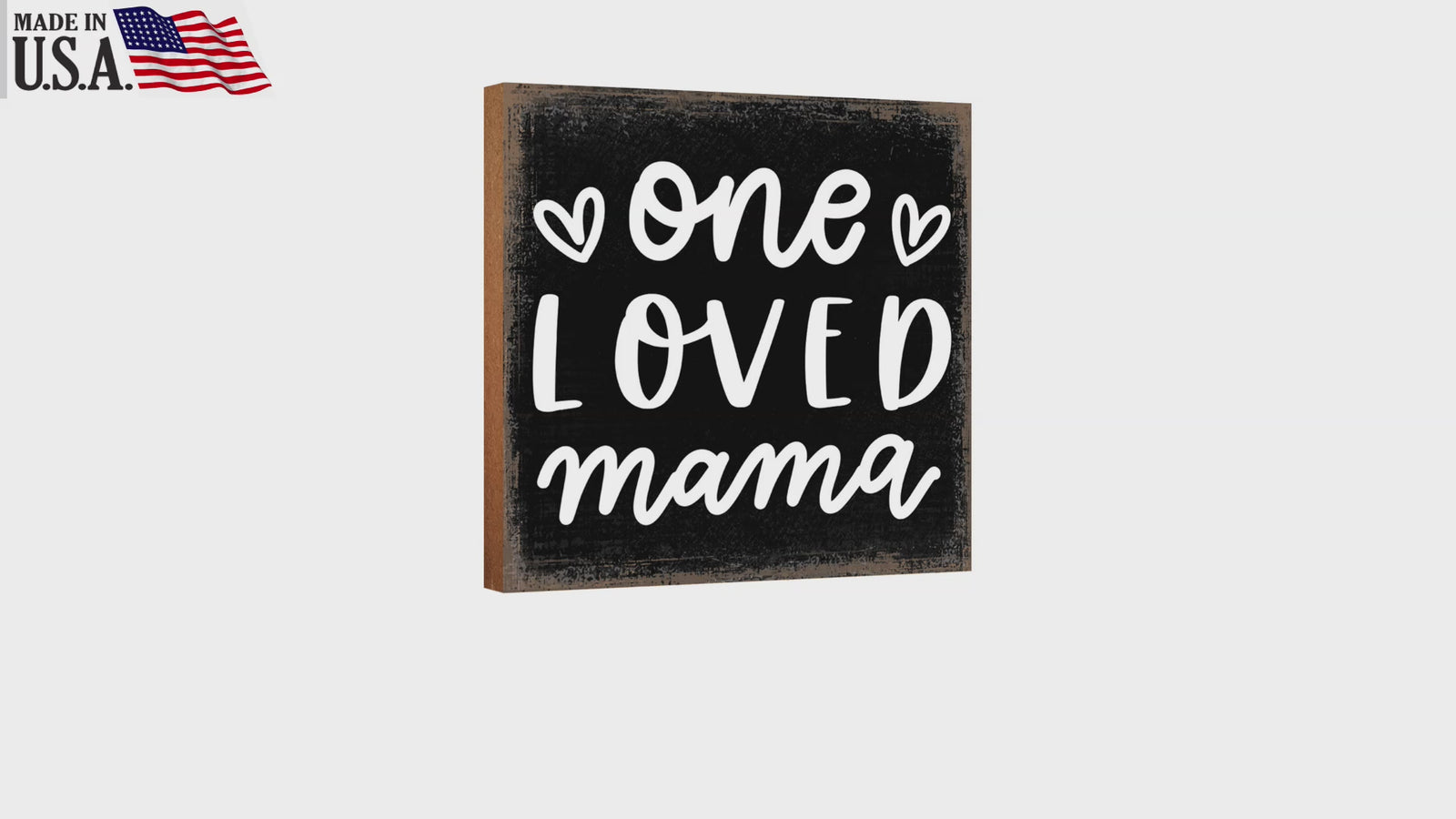 LifeSong Milestones Wooden Shelf Decor and Tabletop Signs Gift for Mother’s Day