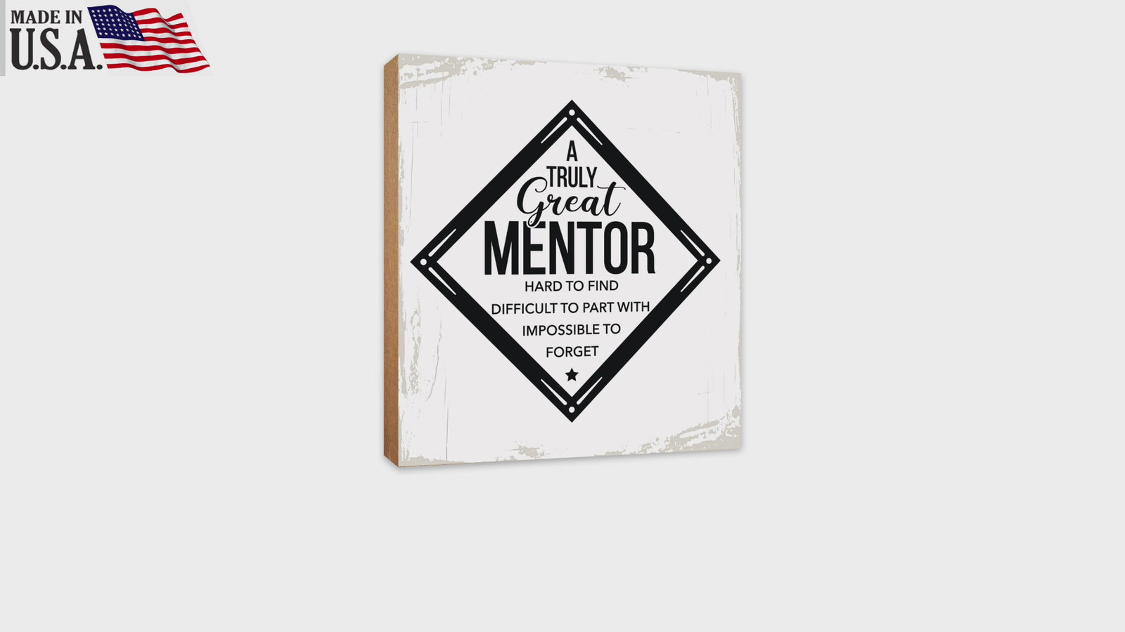 Tabletop Decor Gift for Boss: A beautifully designed wooden table accessory.