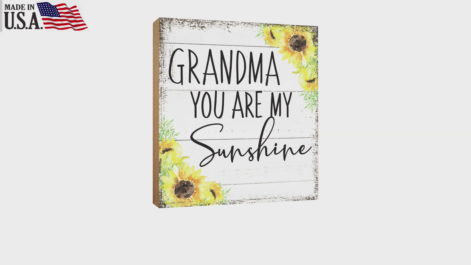 Elegant Home Decor Gift - Unique Shelf Decor and Tabletop Signs, Ideal Mother's Day Gift for Your Beloved Grandmother