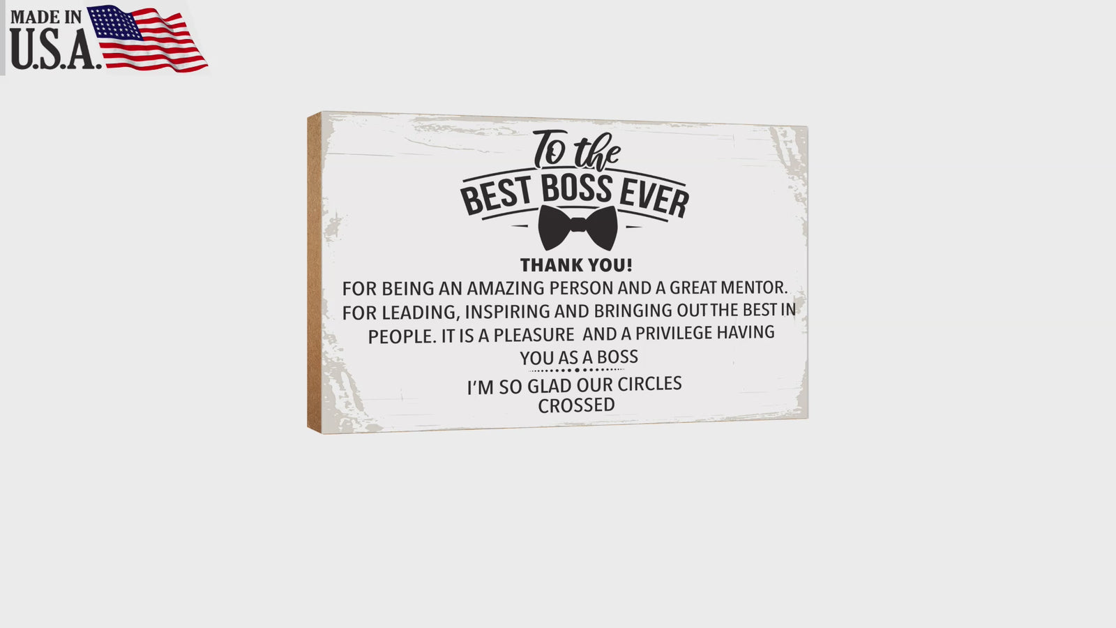 Wooden Tabletop Decor: A perfect gift for colleagues and bosses