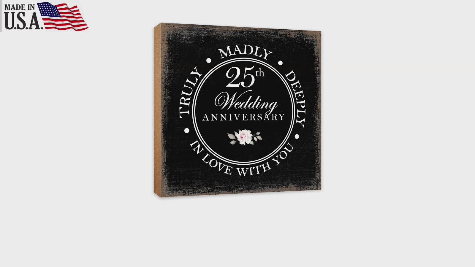 Anniversary Gift for Parents and Couples: This Lifesong Milestones creation adds a touch of love to your home.