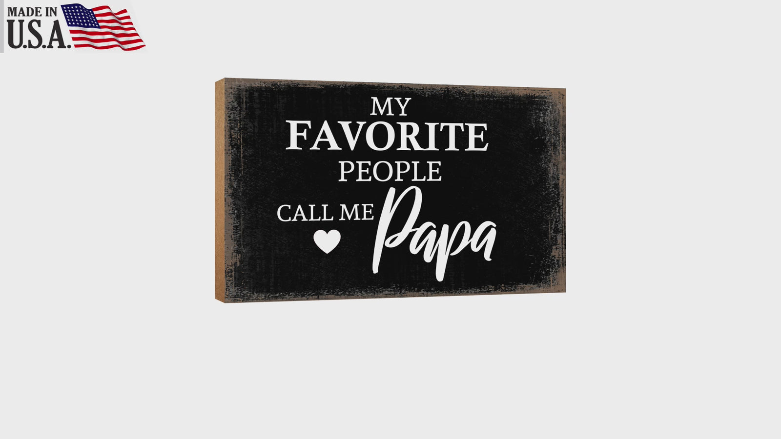 Unique shelf décor for your beloved grandfather, a special gift table decor.