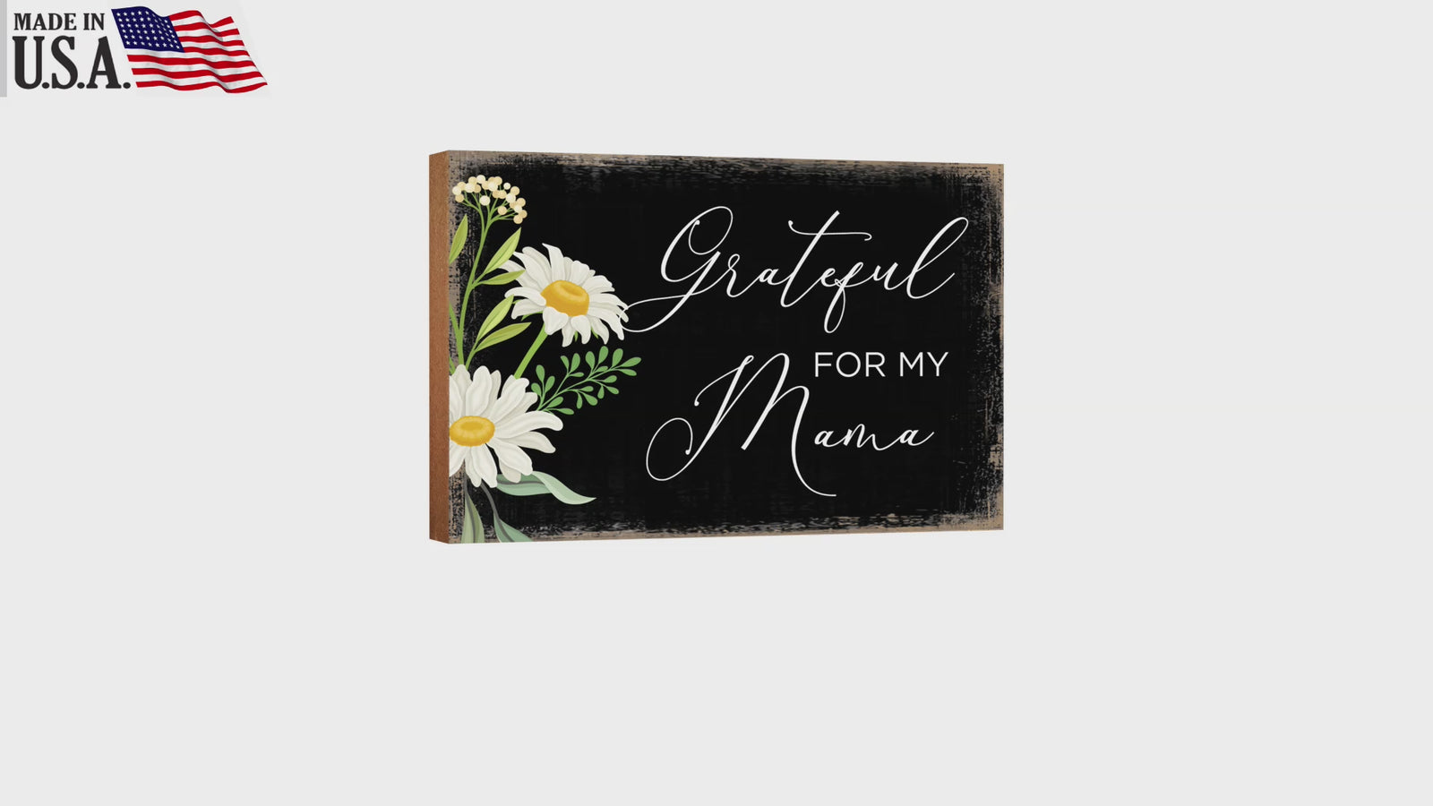Wooden Shelf and Tabletop Home Decor Gift for Mother’s Day