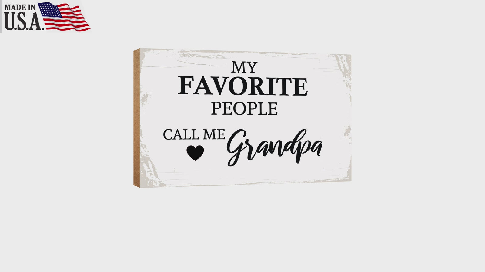 Unique shelf décor for your beloved grandfather, a special gift table decor.