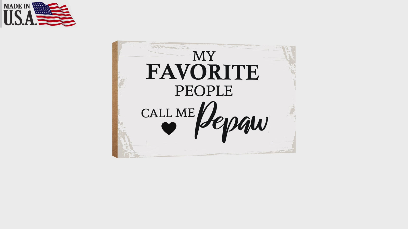 Grandfather's special gift table decor, a thoughtful addition to his shelf.