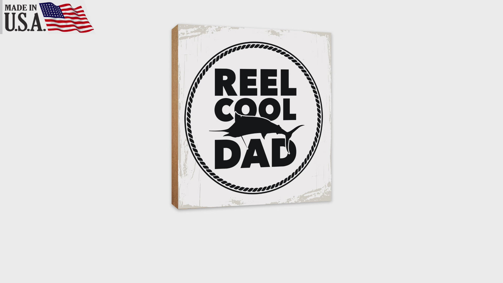 Wooden Tabletop and Unique Shelf Décor Gift for Dad