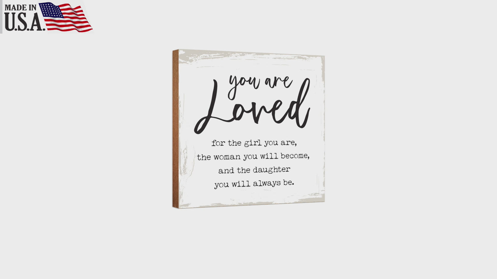 Thoughtful Mother's Day Gift for Daughter - Tabletop Signs with Inspirational Messages