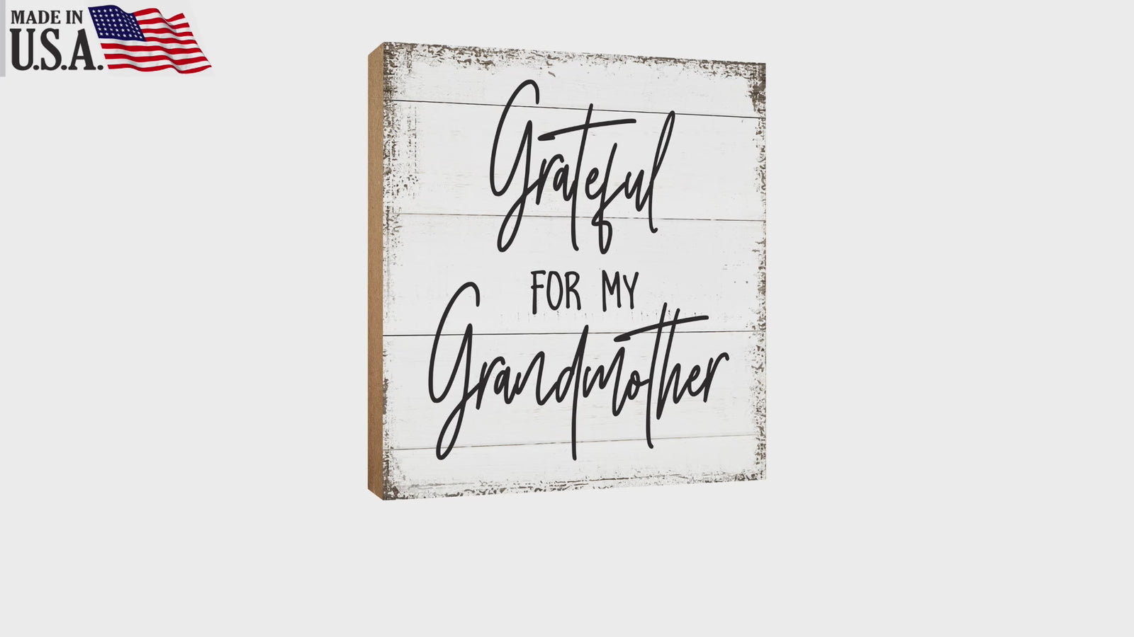 Elegant Home Decor Gift - Unique Shelf Decor and Tabletop Signs, Ideal Mother's Day Gift for Your Beloved Grandmother