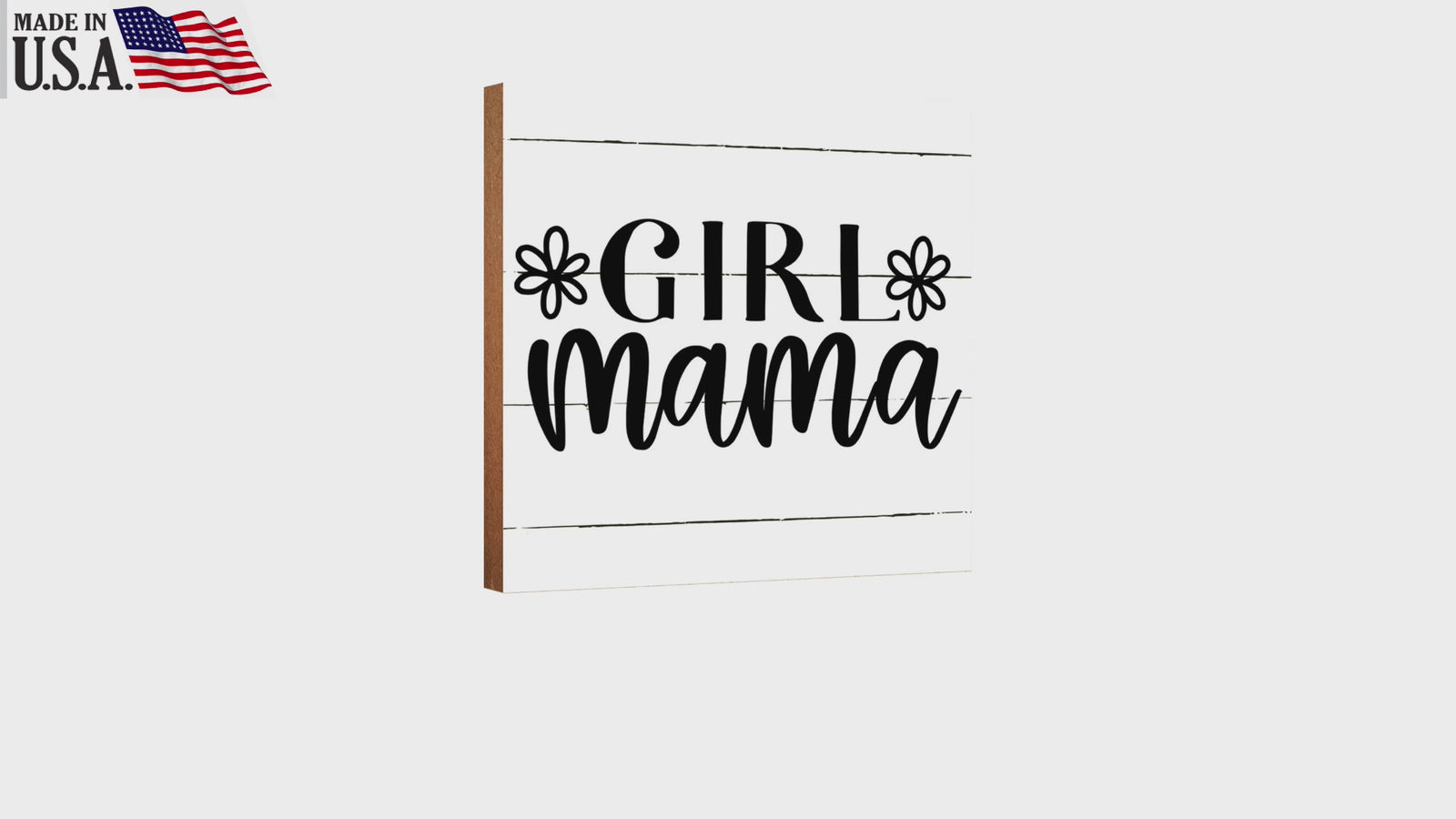 LifeSong Milestones Wooden Shelf Decor and Tabletop Signs Gift for Mother’s Day