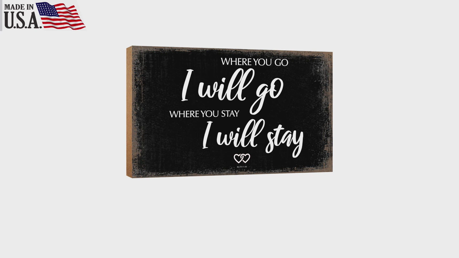 LifeSong Milestones Wooden Table Top and Shelf Décor Gift for Husband or Boyfriend