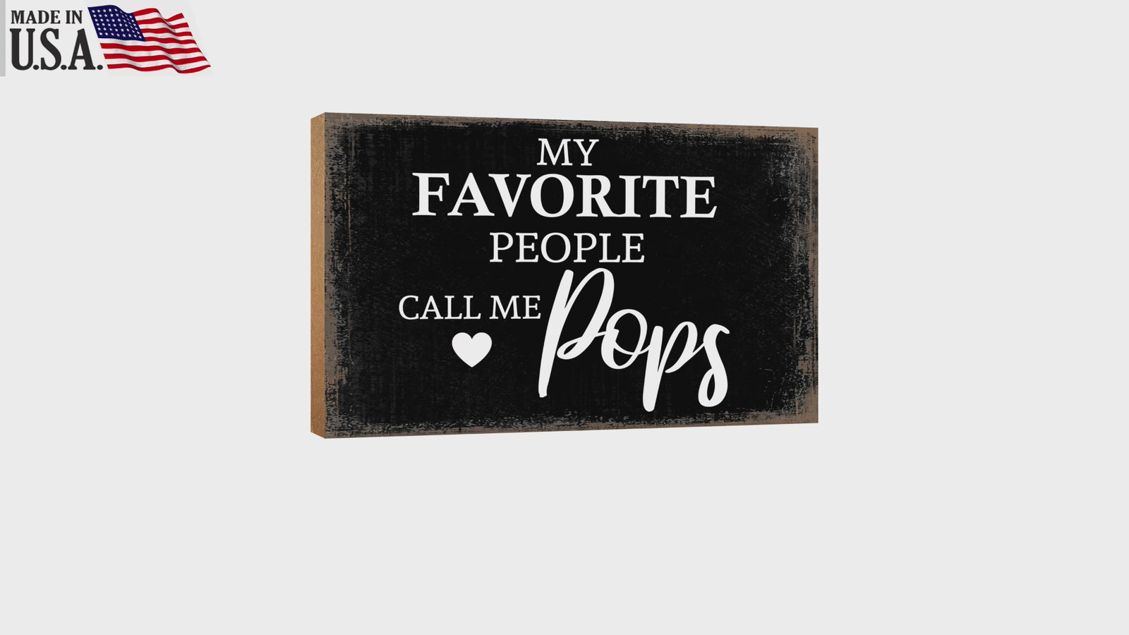 Grandfather's special gift table decor, a thoughtful addition to his shelf.