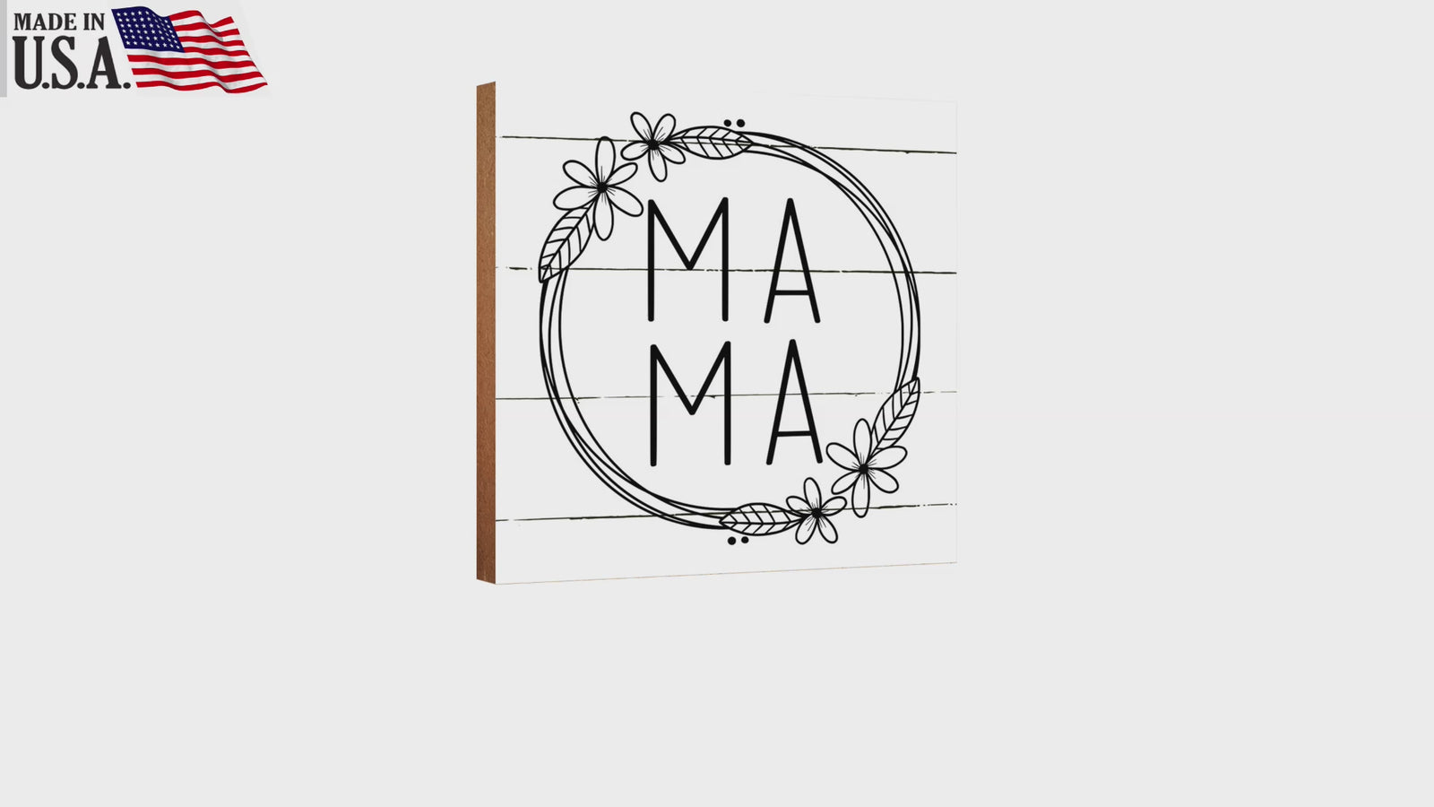 LifeSong Milestones Wooden Shelf Decor and Tabletop Signs Gift for Mother’s Day