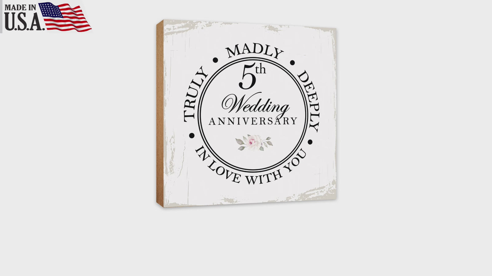 Inspirational Wall Décor: A Heartfelt Wedding Anniversary Gift