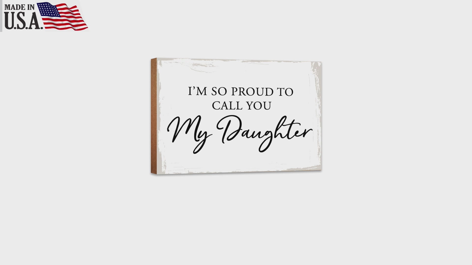 Thoughtful Mother's Day Gift for Daughter - Tabletop Signs with Inspirational Messages