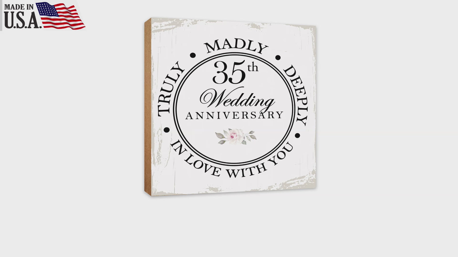 Inspirational Wall Décor: A Heartfelt Wedding Anniversary Gift