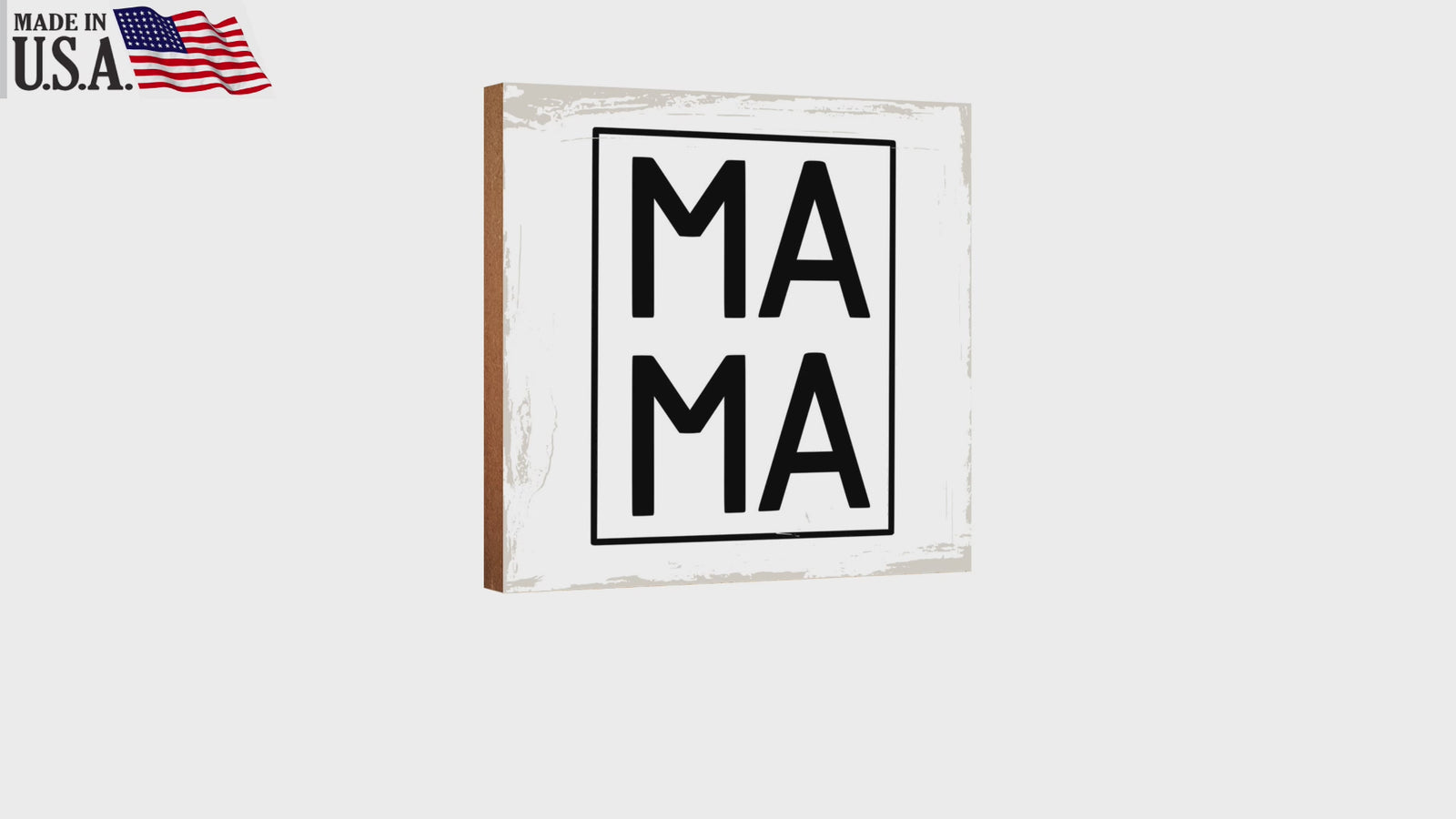 LifeSong Milestones Wooden Shelf Decor and Tabletop Signs Gift for Mother’s Day