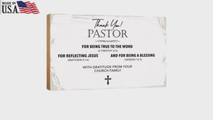 Wooden Tabletop and Shelf Décor Gift for Pastor