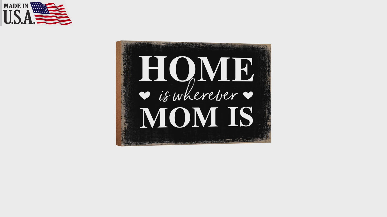 LifeSong Milestones Wooden Shelf and Tabletop Home Decor Gift for Mother’s Day