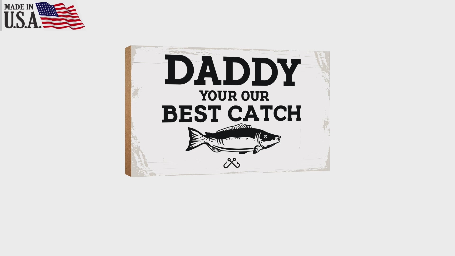 Wooden Tabletop for Dad: The Perfect Gift for Father’s Day and Wall Decor for Office.