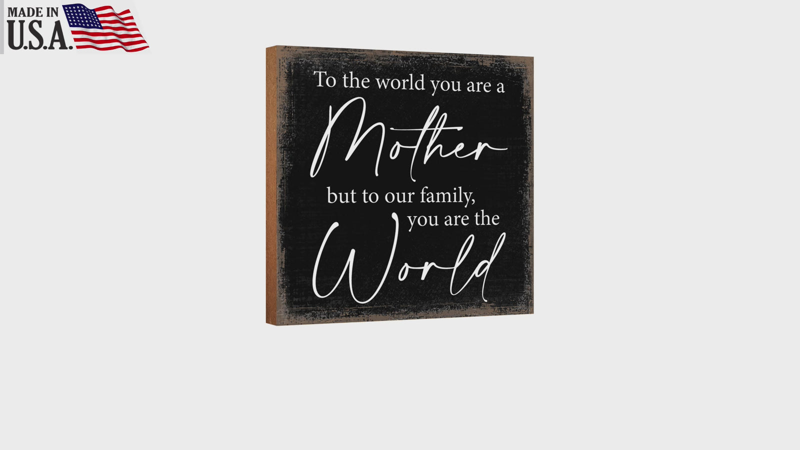 Wooden Shelf Decor and Tabletop Signs Gift for Mother’s Day
