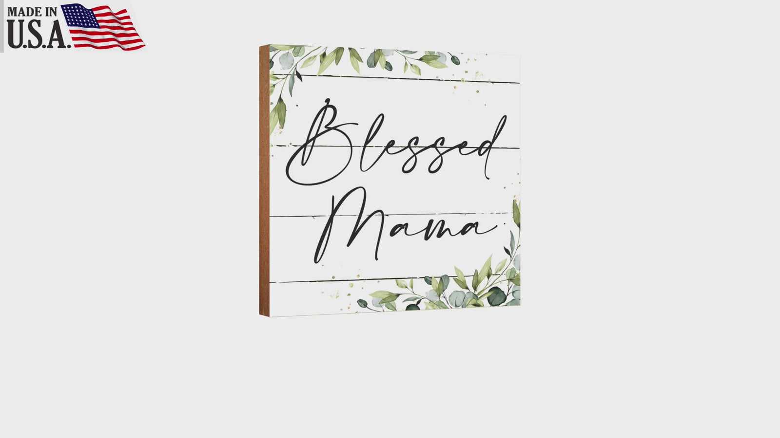 Wooden Shelf Decor and Tabletop Signs Gift for Mother’s Day