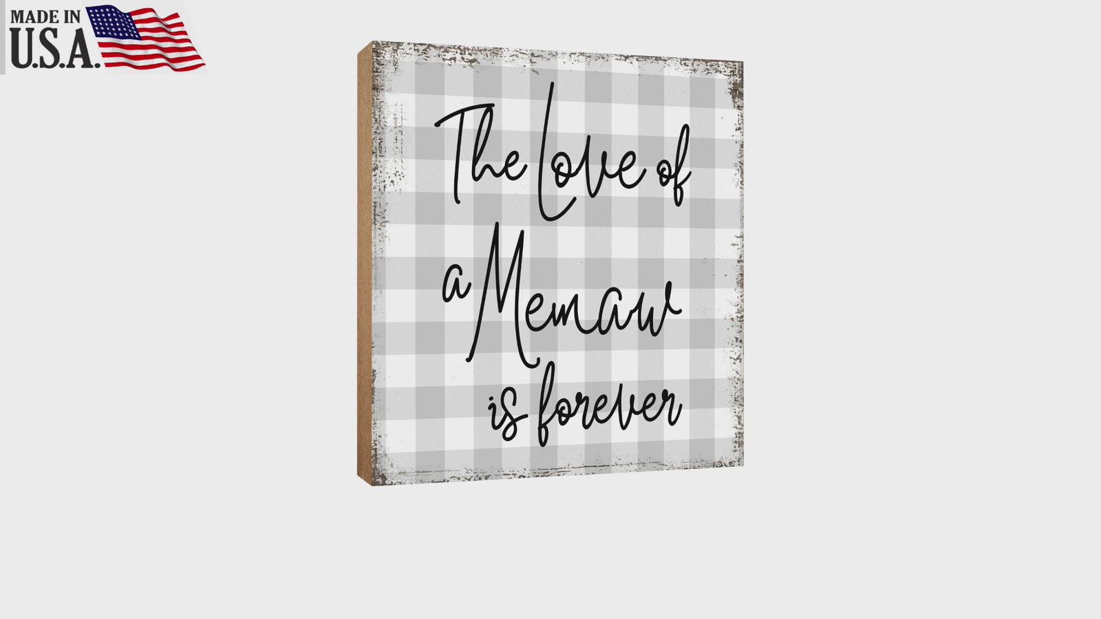 Elegant Home Decor Gift - Unique Shelf Decor and Tabletop Signs, Ideal Mother's Day Gift for Your Beloved Grandmother