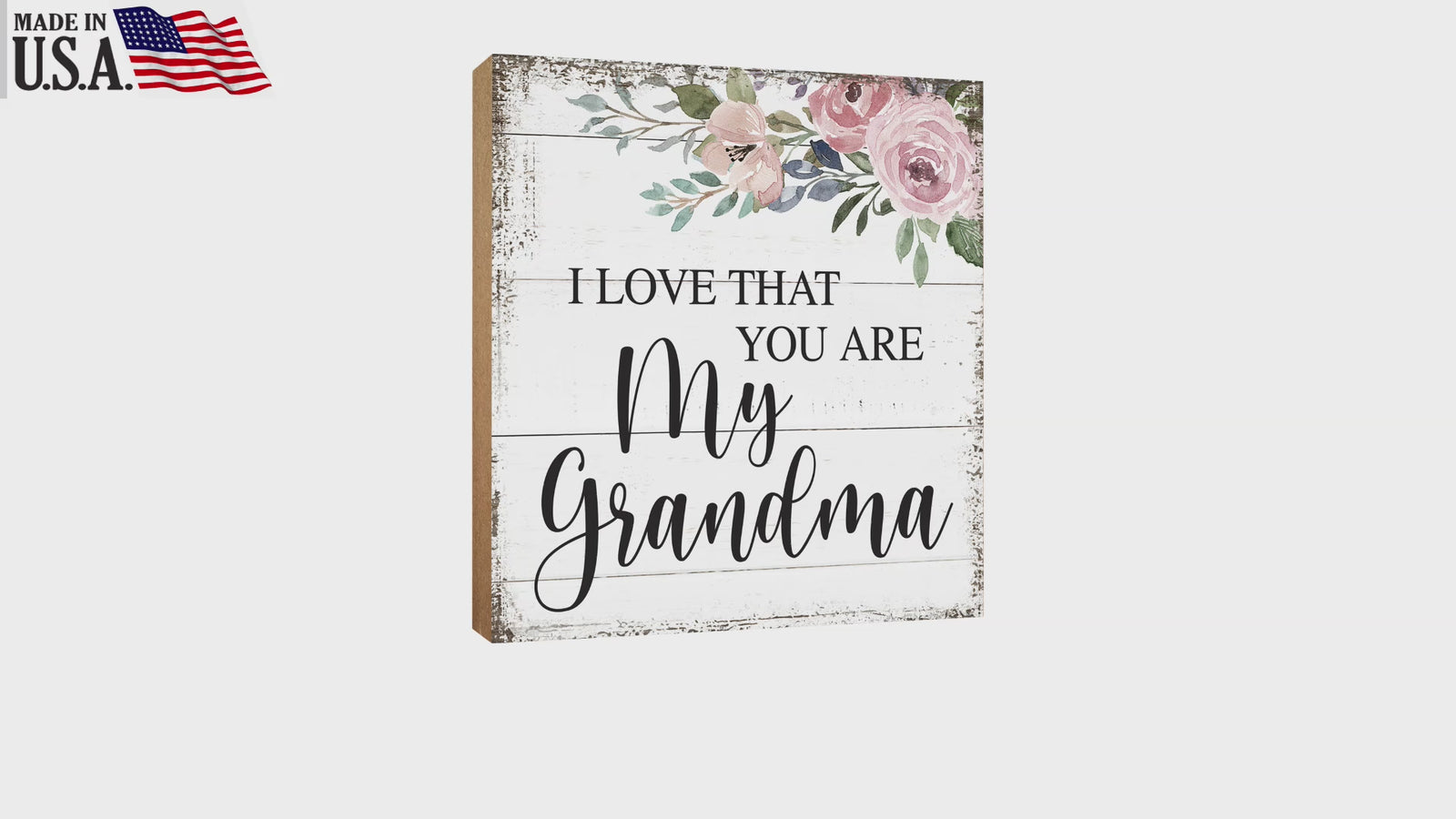 Elegant Home Decor Gift - Unique Shelf Decor and Tabletop Signs, Ideal Mother's Day Gift for Your Beloved Grandmother