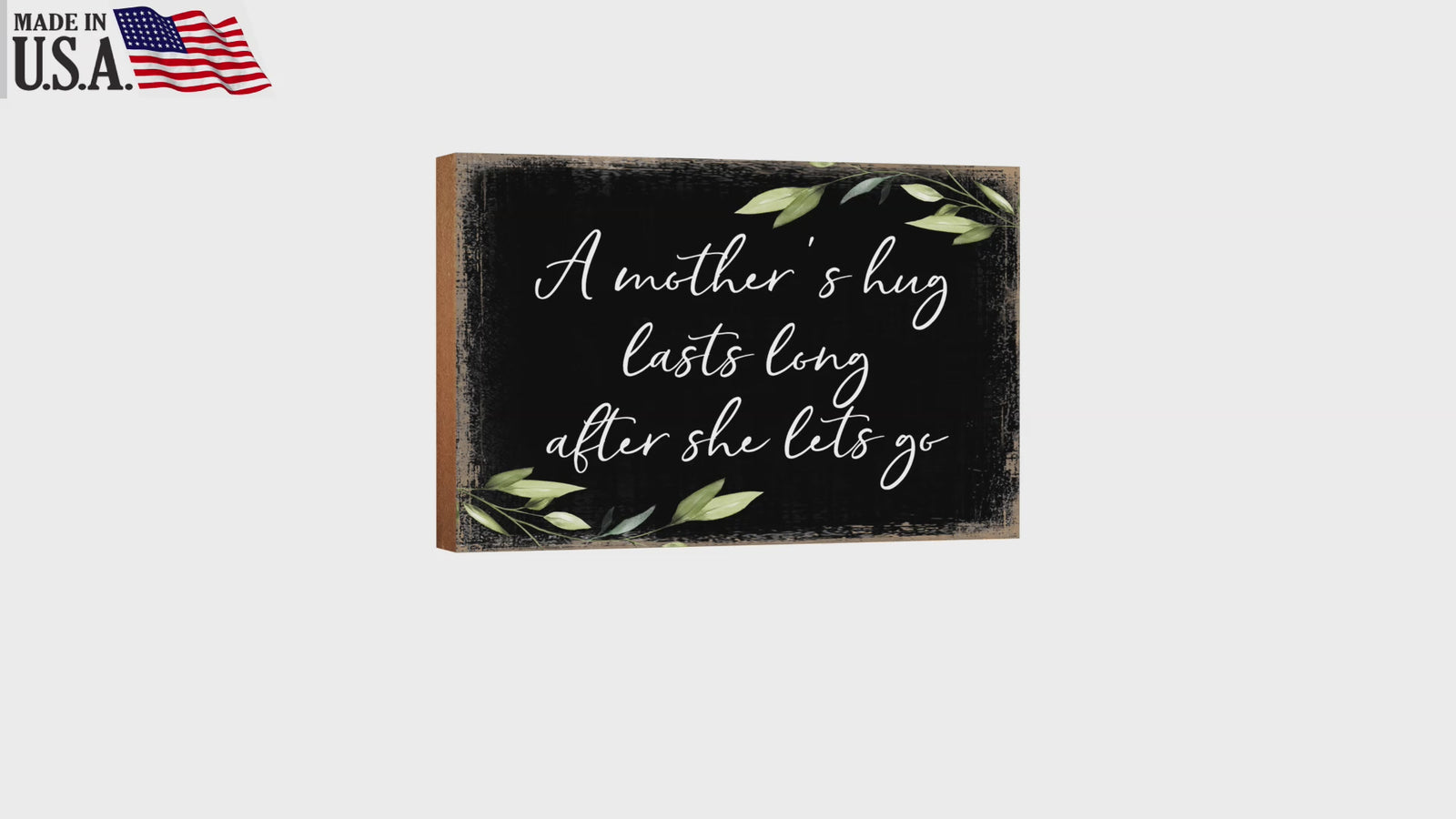 Wooden Shelf and Tabletop Home Decor Gift for Mother’s Day
