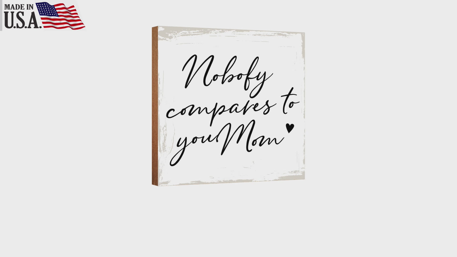 LifeSong Milestones Wooden Shelf Decor and Tabletop Signs Gift for Mother’s Day