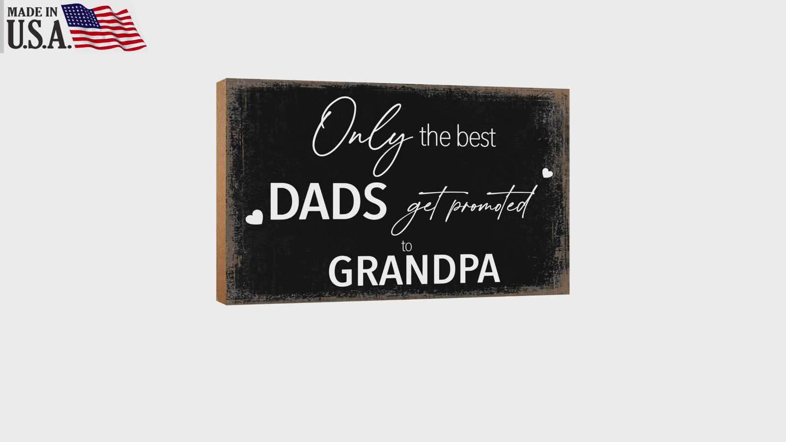 Grandfather's special gift table decor, a thoughtful addition to his shelf.