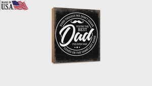 Wooden Tabletop and Shelf Décor Gift for Stepdad