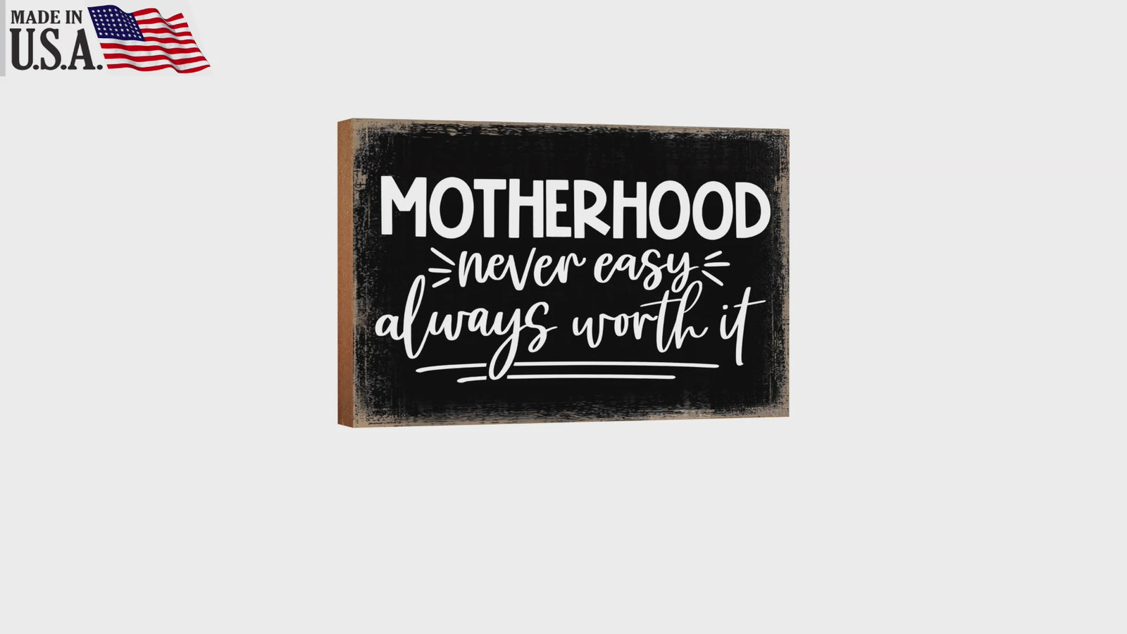 Wooden Shelf and Tabletop Home Decor Gift for Mother’s Day