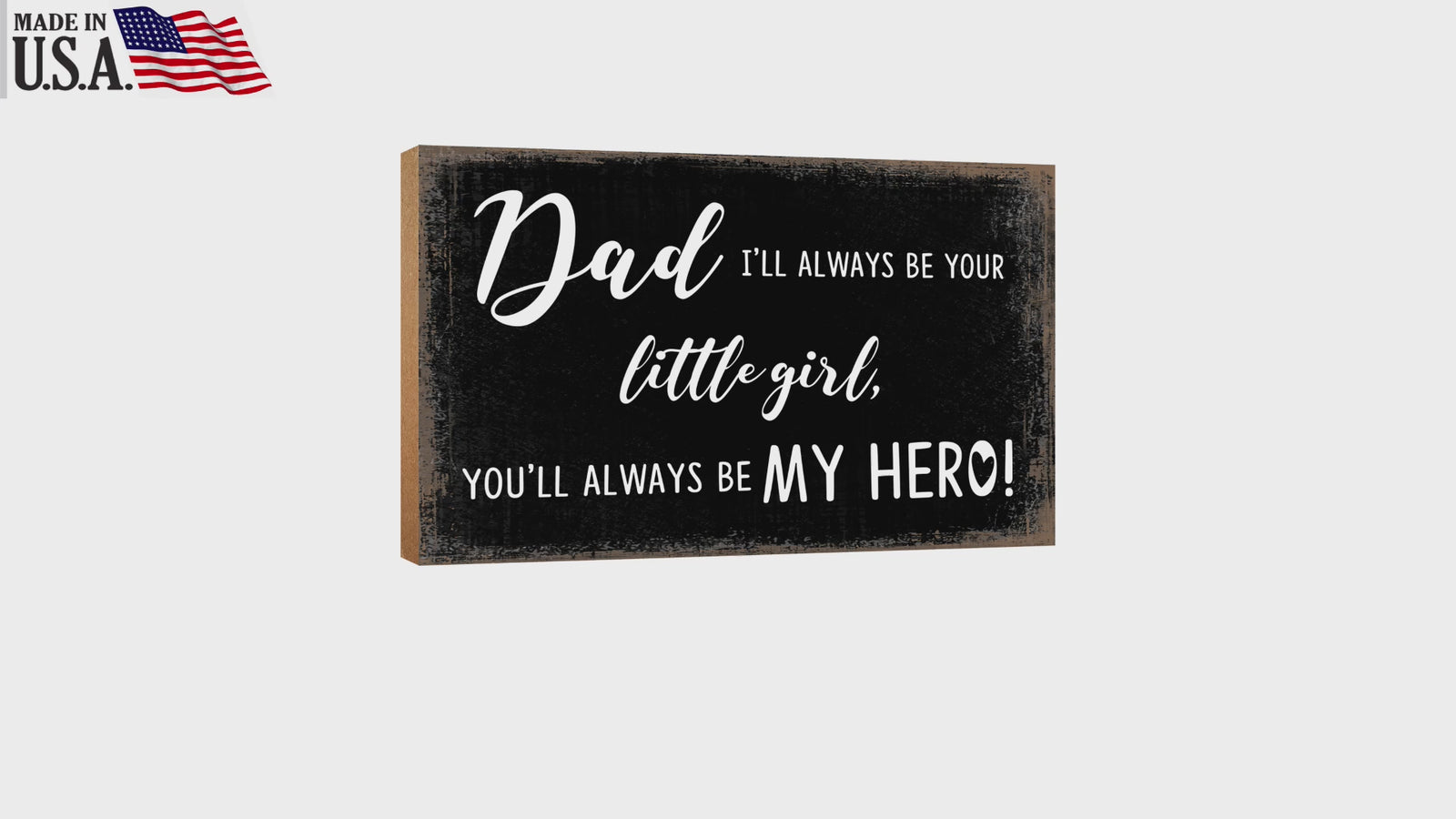 Wooden Unique Shelf Décor and Table top Gift for Dad