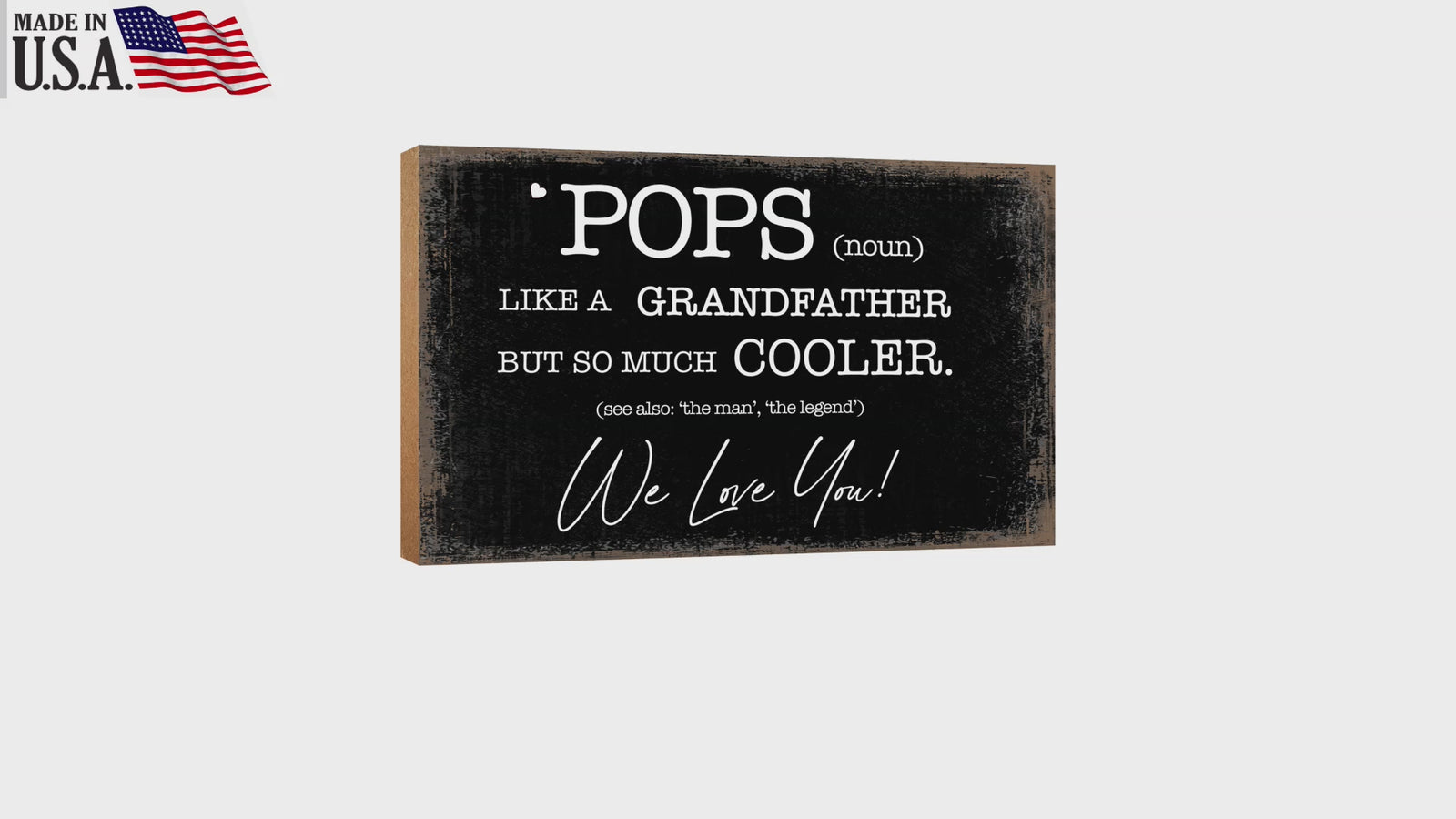 Table top décor for your grandfather's space, a beautiful home decoration.