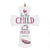 Printed Baptism Inspirational Crosses for Children - For This Child Pink - LifeSong Milestones