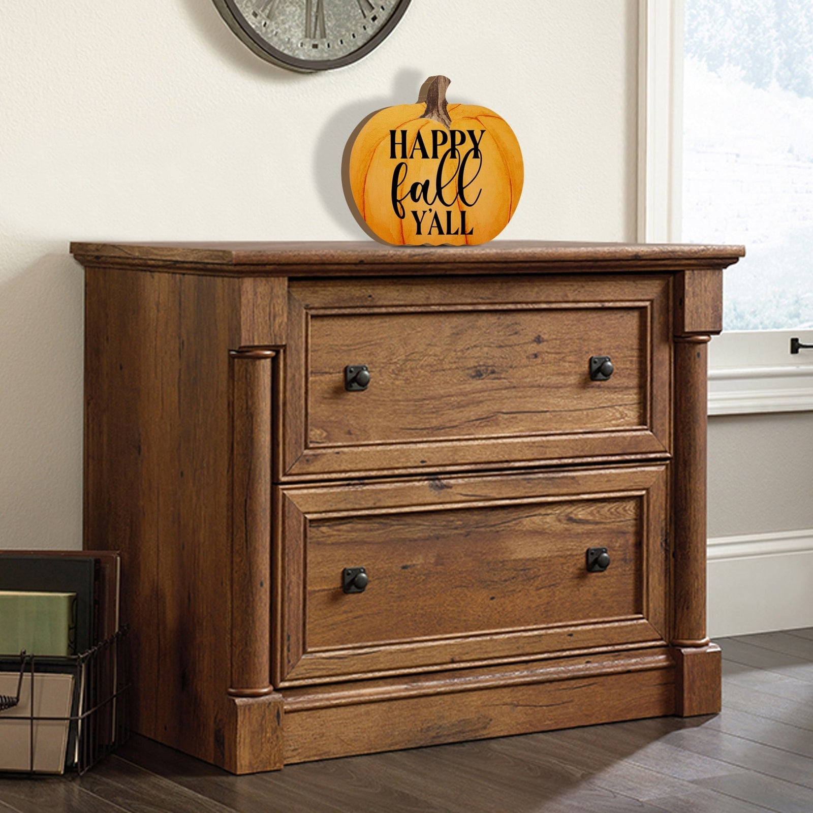 Pumpkin shelf decor Decorative Home Décor - Happy Fall Y'all - LifeSong Milestones